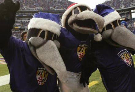 Baltimore Ravens Mascots - Edgar Allan & Poe